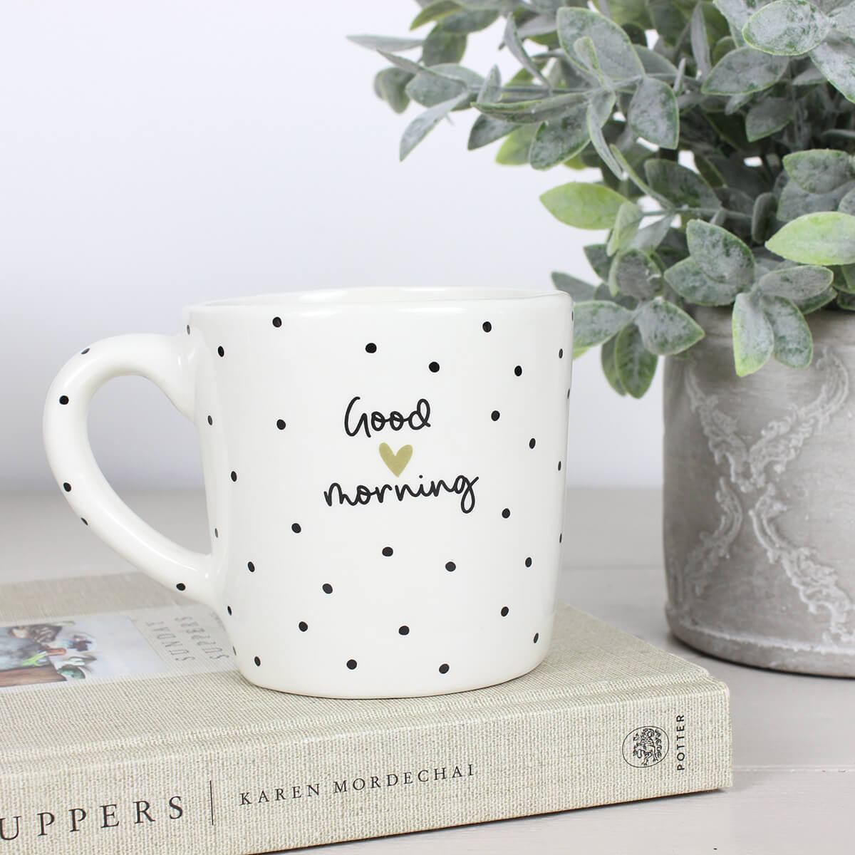 Black & White Dotty Mug