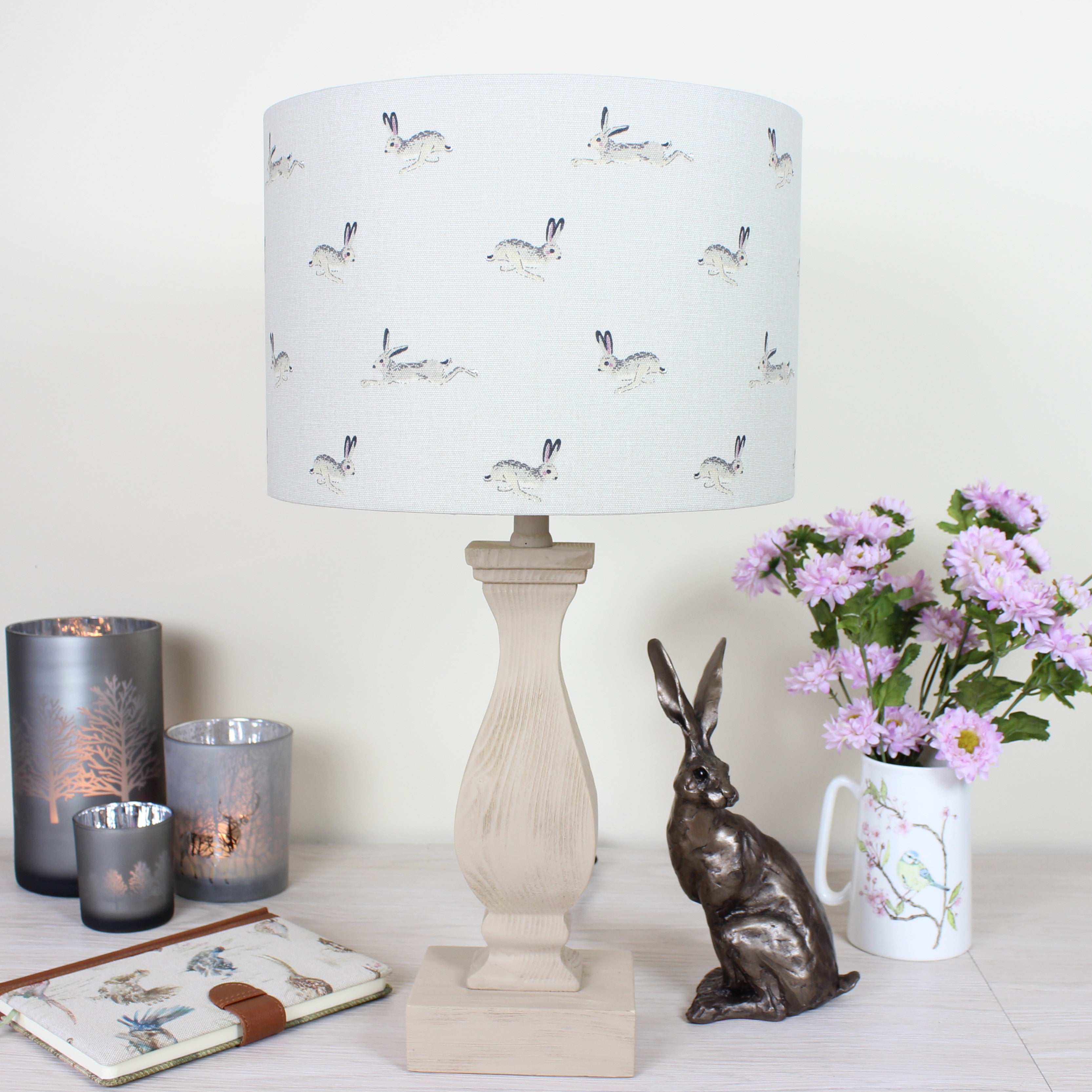 Hare by Sophie Allport Drum Lampshade