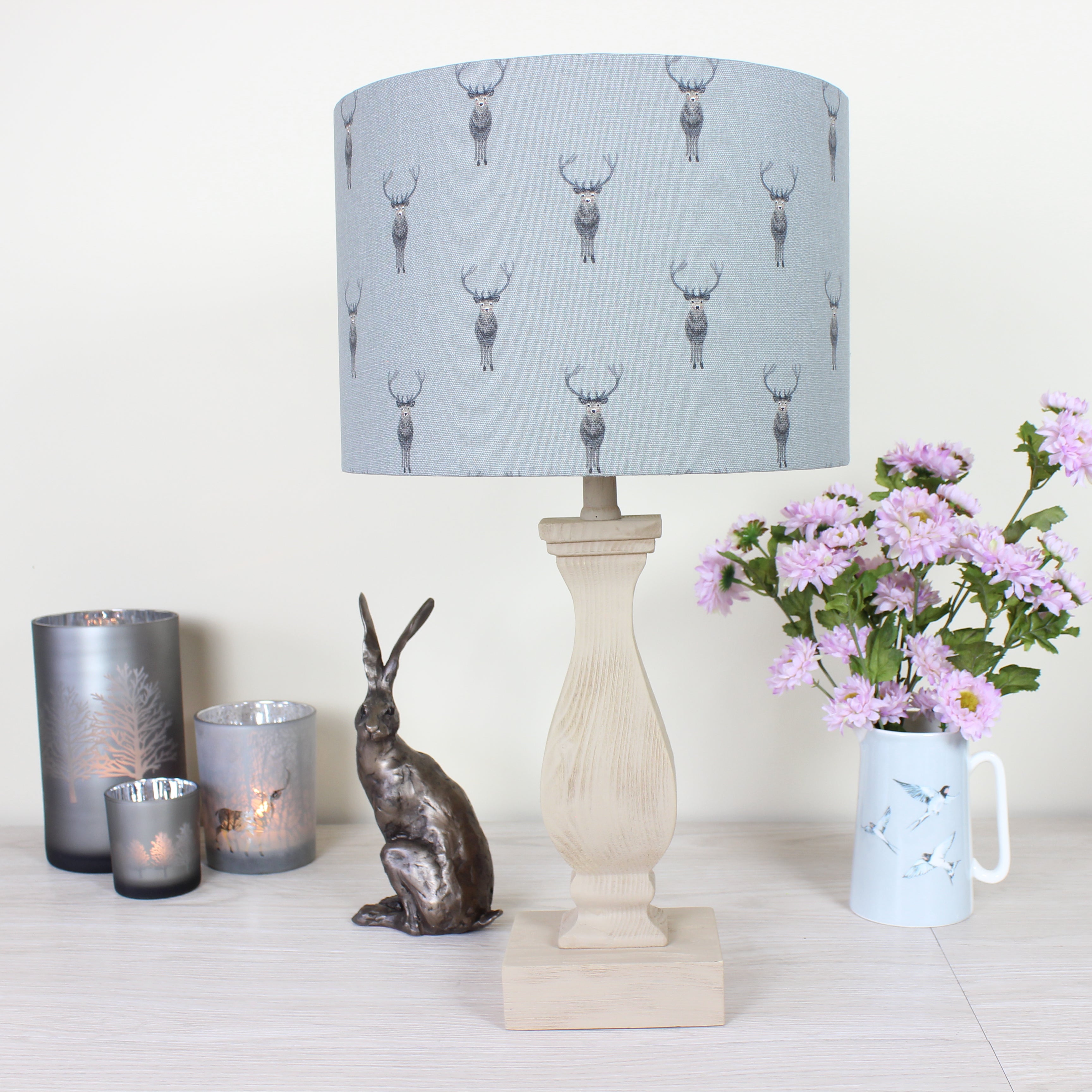 Stag by Sophie Allport Drum Lampshade