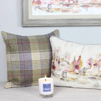 Thumbnail for Huntingtower Grape Tweed Wool Cushion
