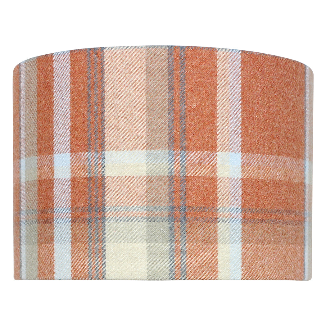 Autumn Elgin Skye Check Drum Lampshade