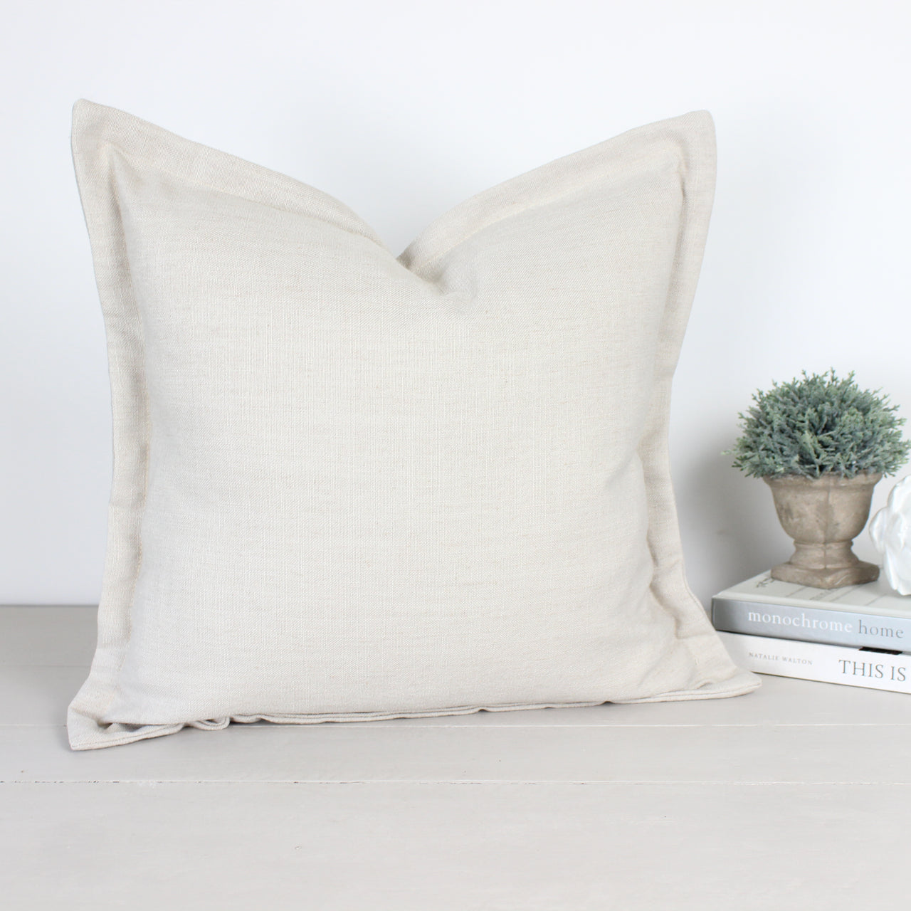 Linum Angora Linen Oxford Cushion