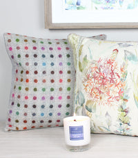 Thumbnail for Multi Spot Grey Tweed Wool Cushion