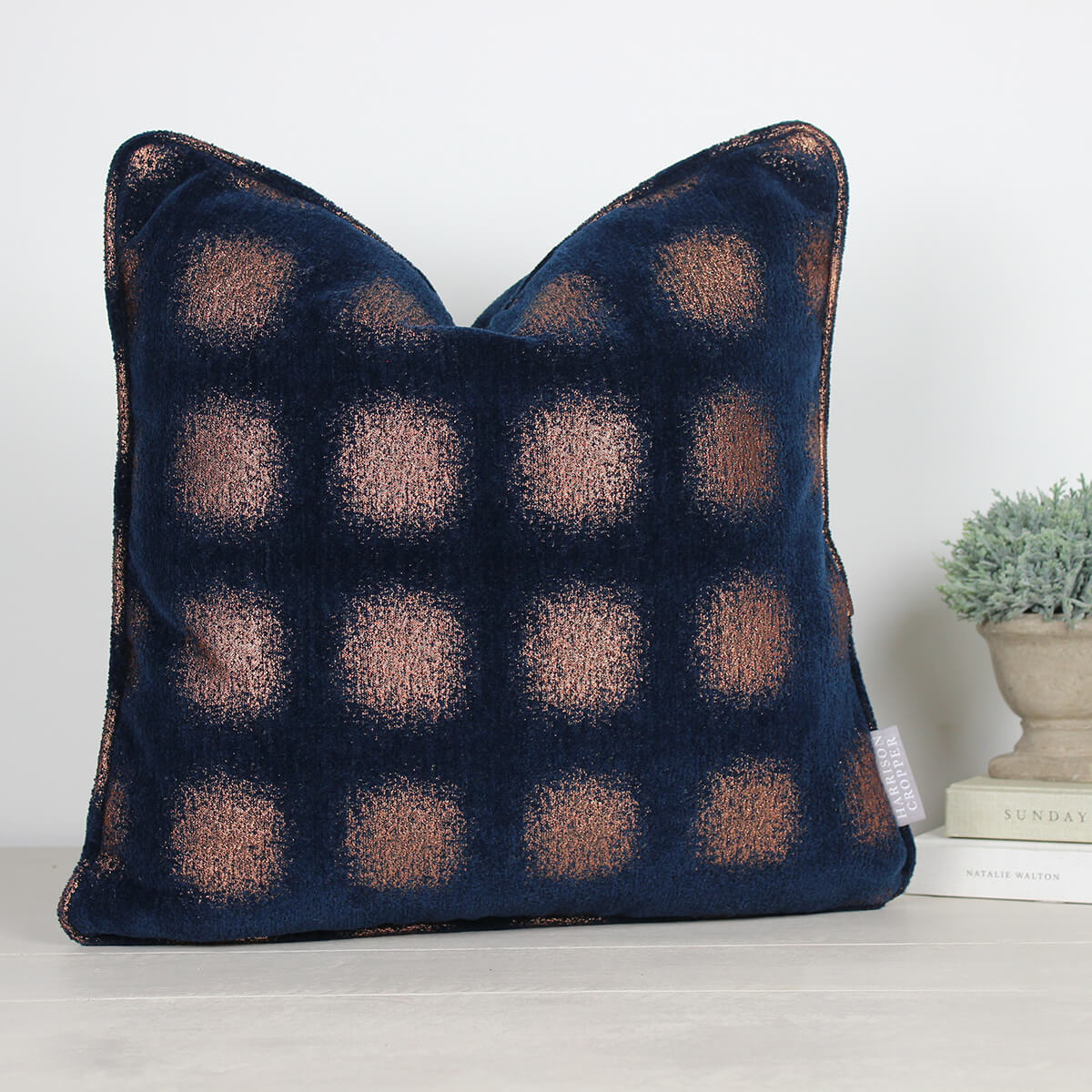 Belvedere Indigo Cushion