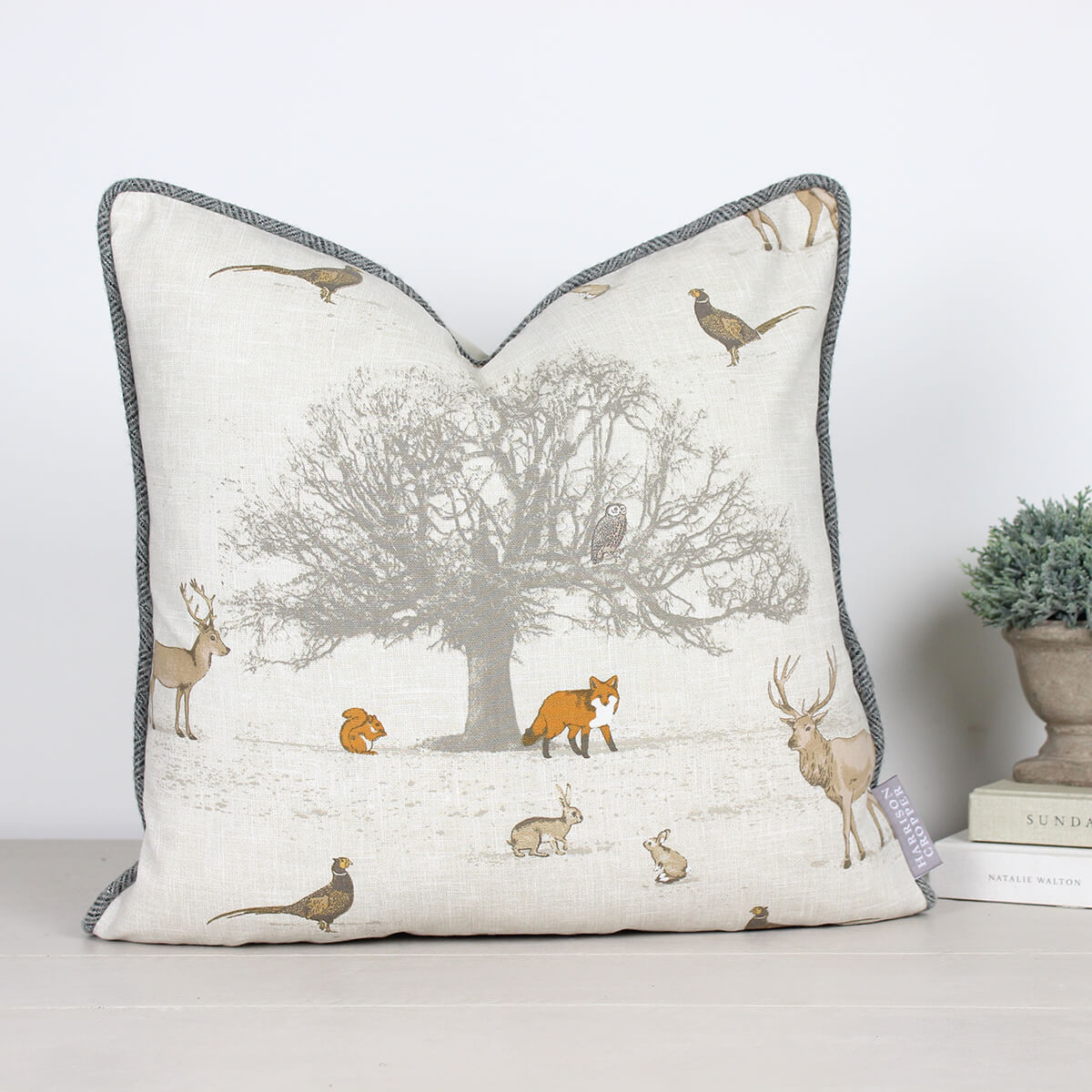 Tatton Woodland Animal Cushion