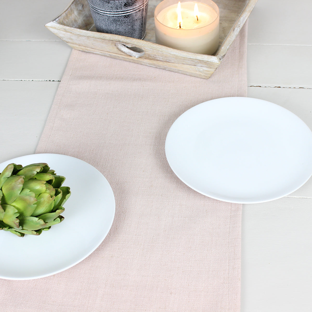 Linum Orchid Table Runner