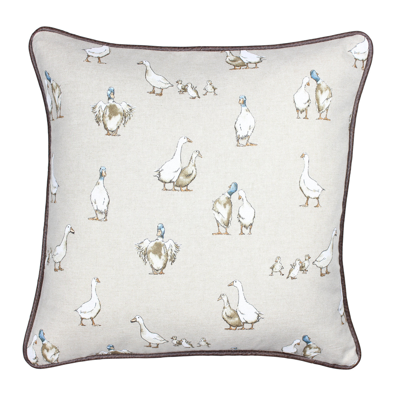 Duck and Duckling Country Animal Cushion