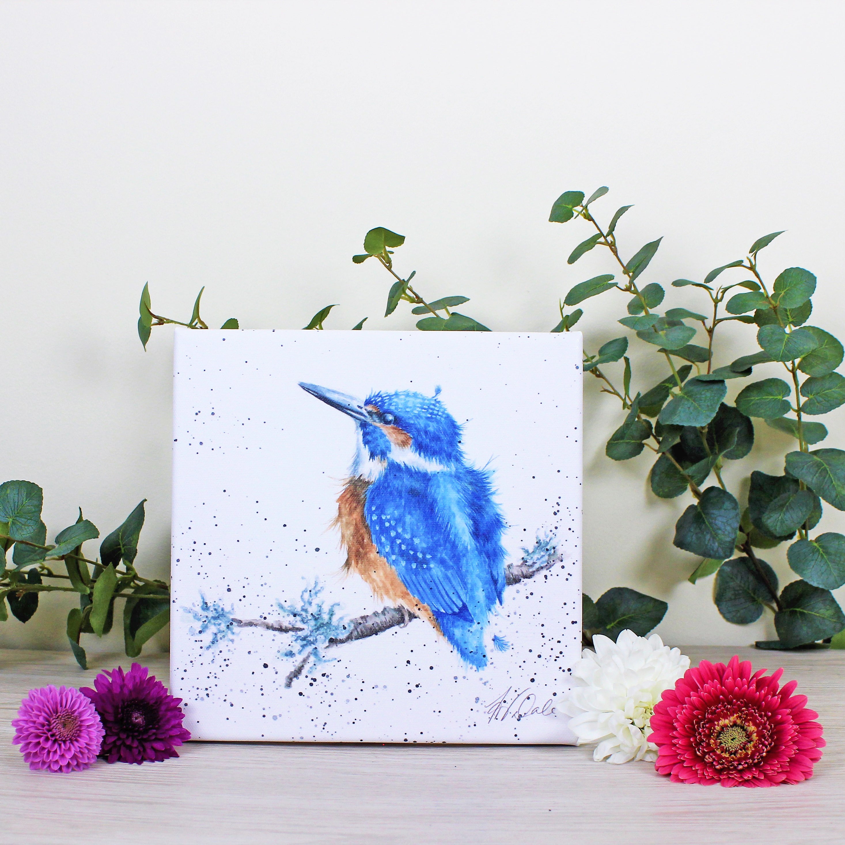 Wrendale Kingfisher Canvas King of the River 