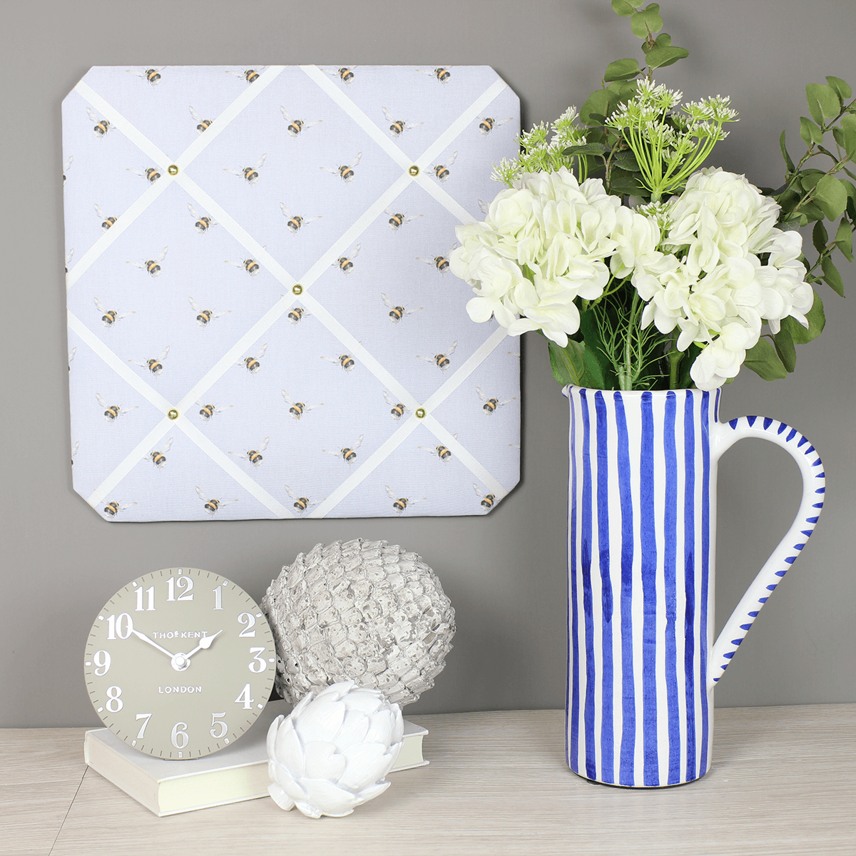 Flight of the Bumblebee Fabric Notice Board by Wrendale Designs