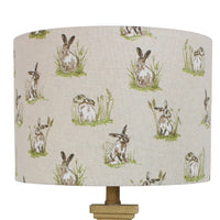 Thumbnail for Hares Linen Lampshade