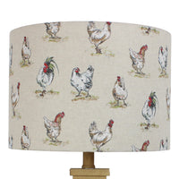 Thumbnail for Chickens & Cockerel Country Drum Lampshade