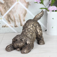 Thumbnail for Barney Playing Cockapoo Frith Bronze Sculpture