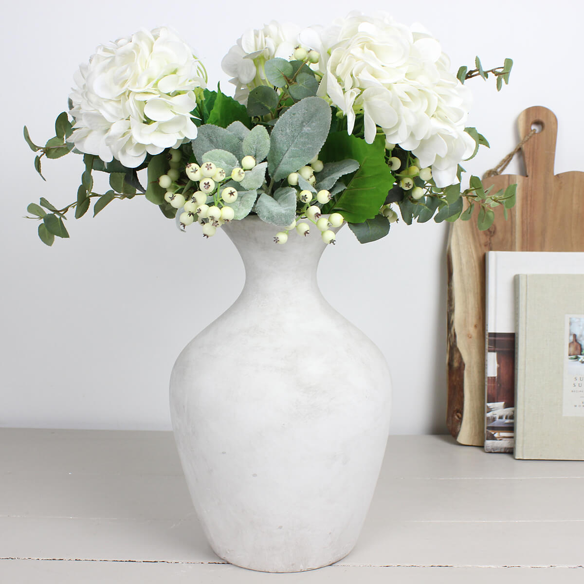 Darcy Ellipse Stone Vase