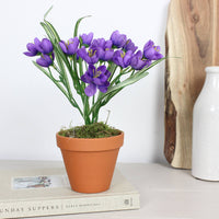 Thumbnail for Faux Potted Crocus Bush