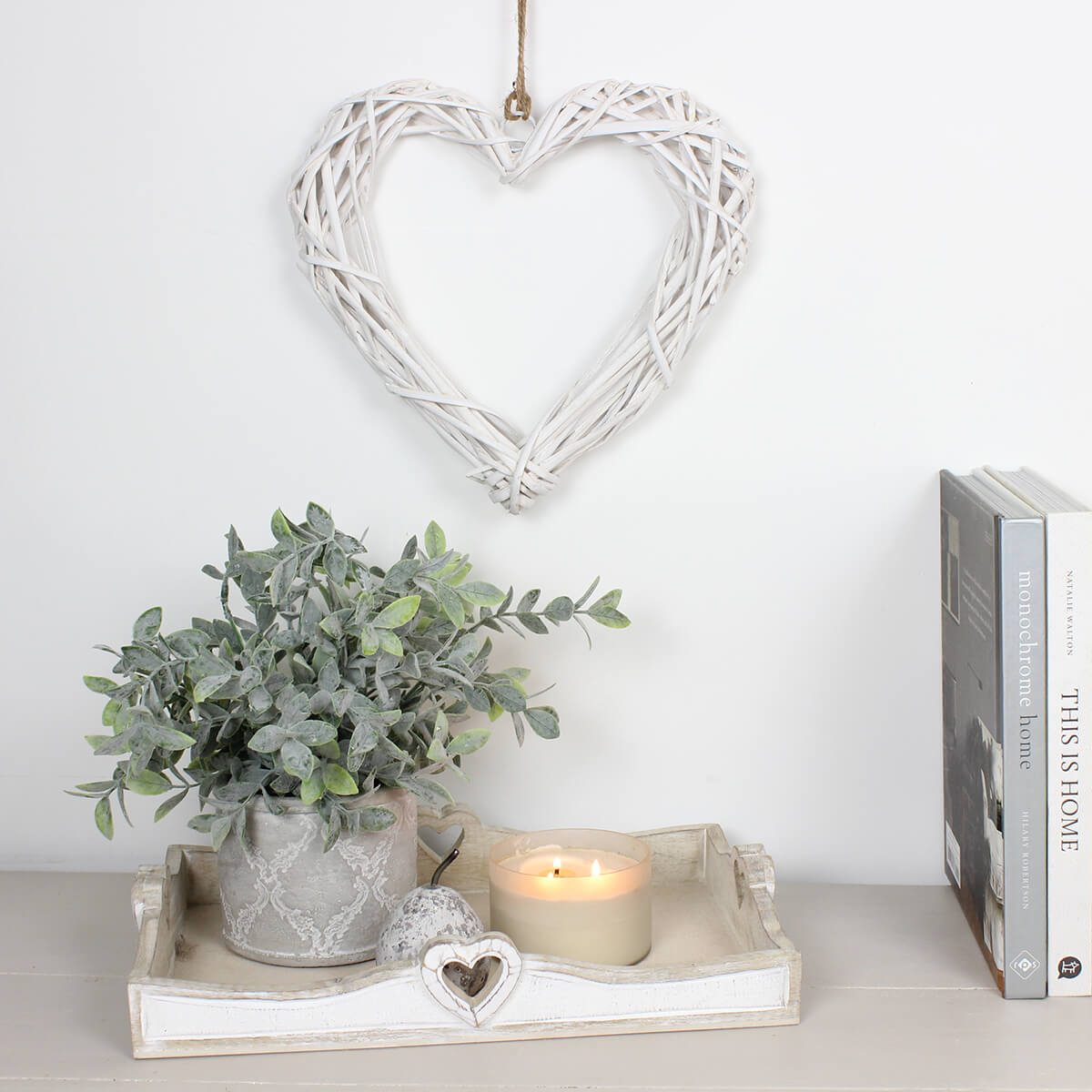 Woven Wicker Heart