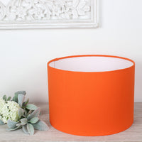 Thumbnail for Bright Orange Drum Lampshade