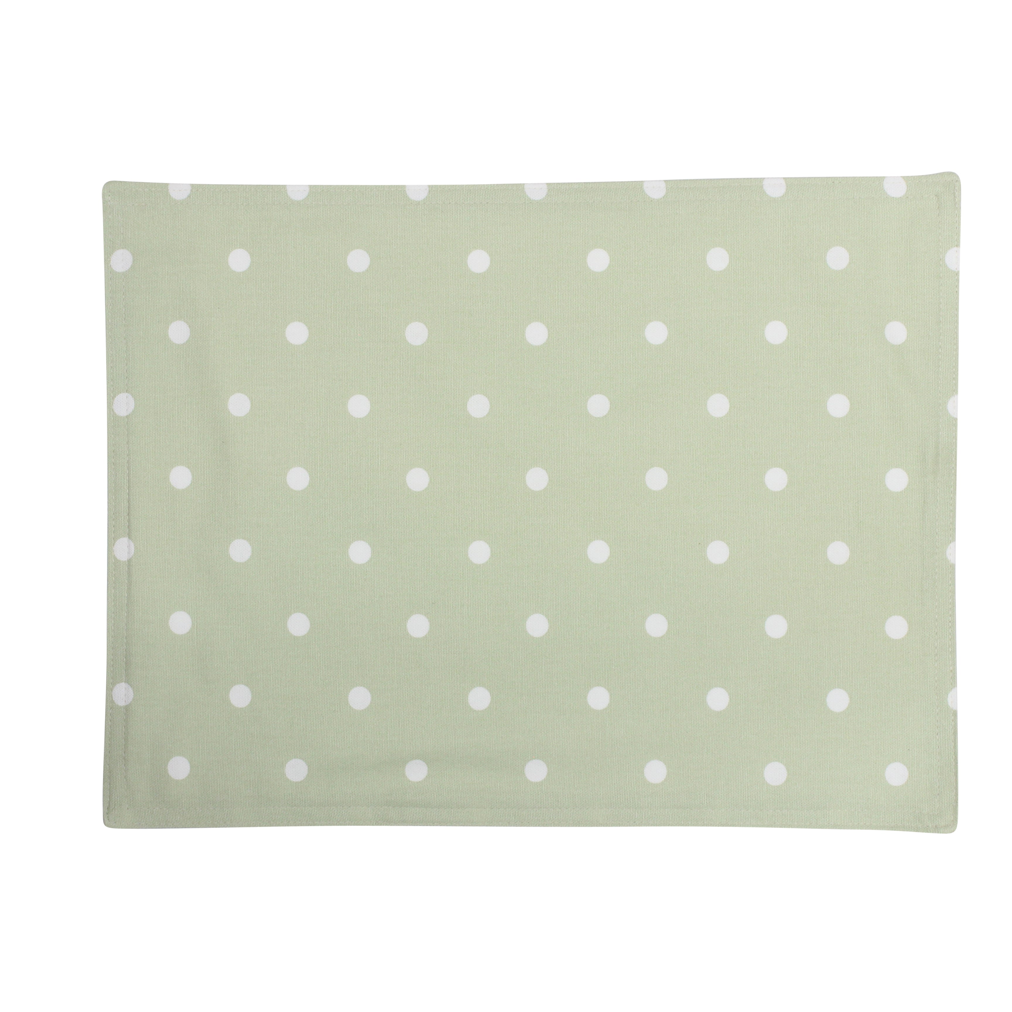 Dotty Sage Fabric Placemat