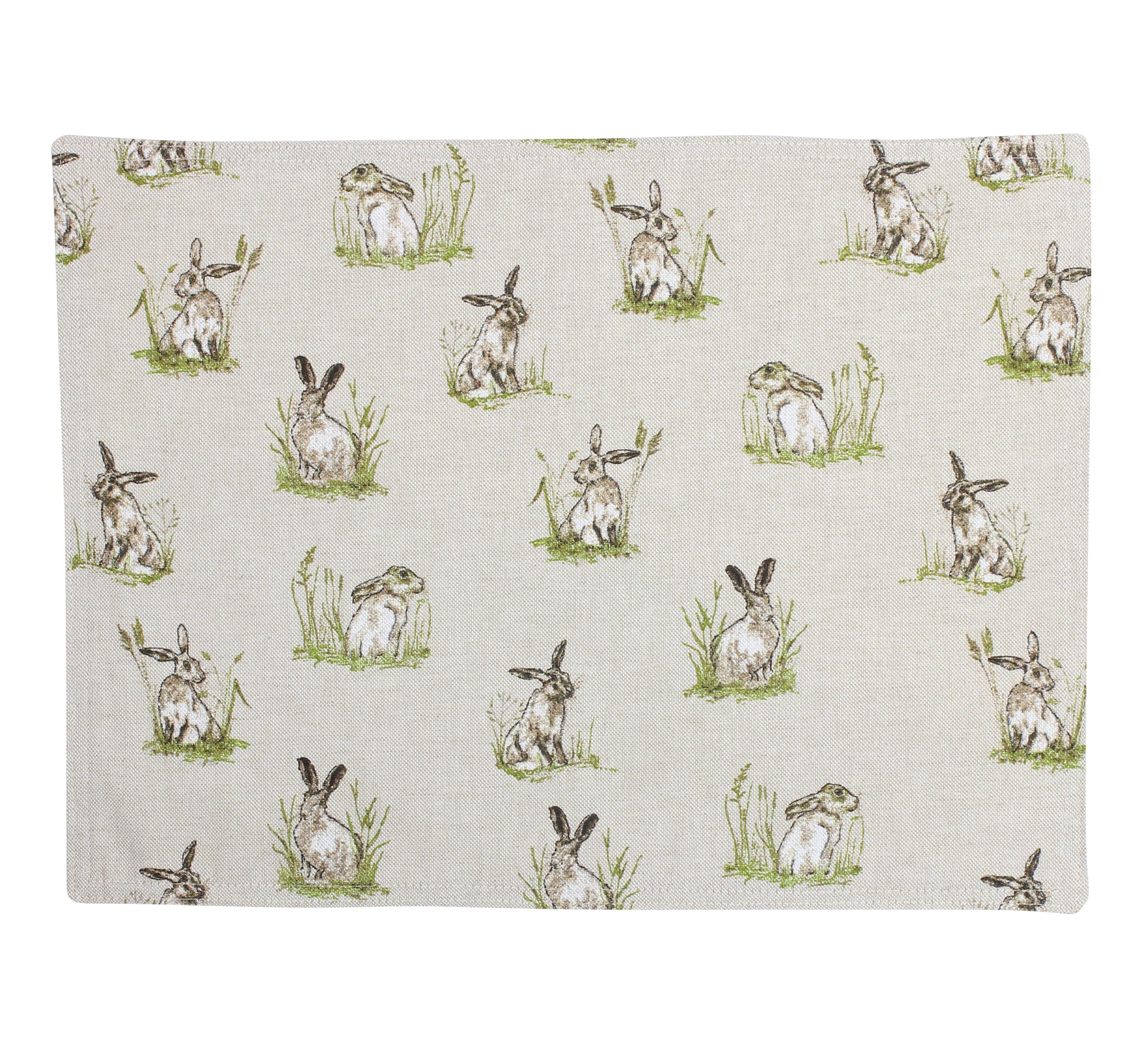 Country Hare Fabric Placemat