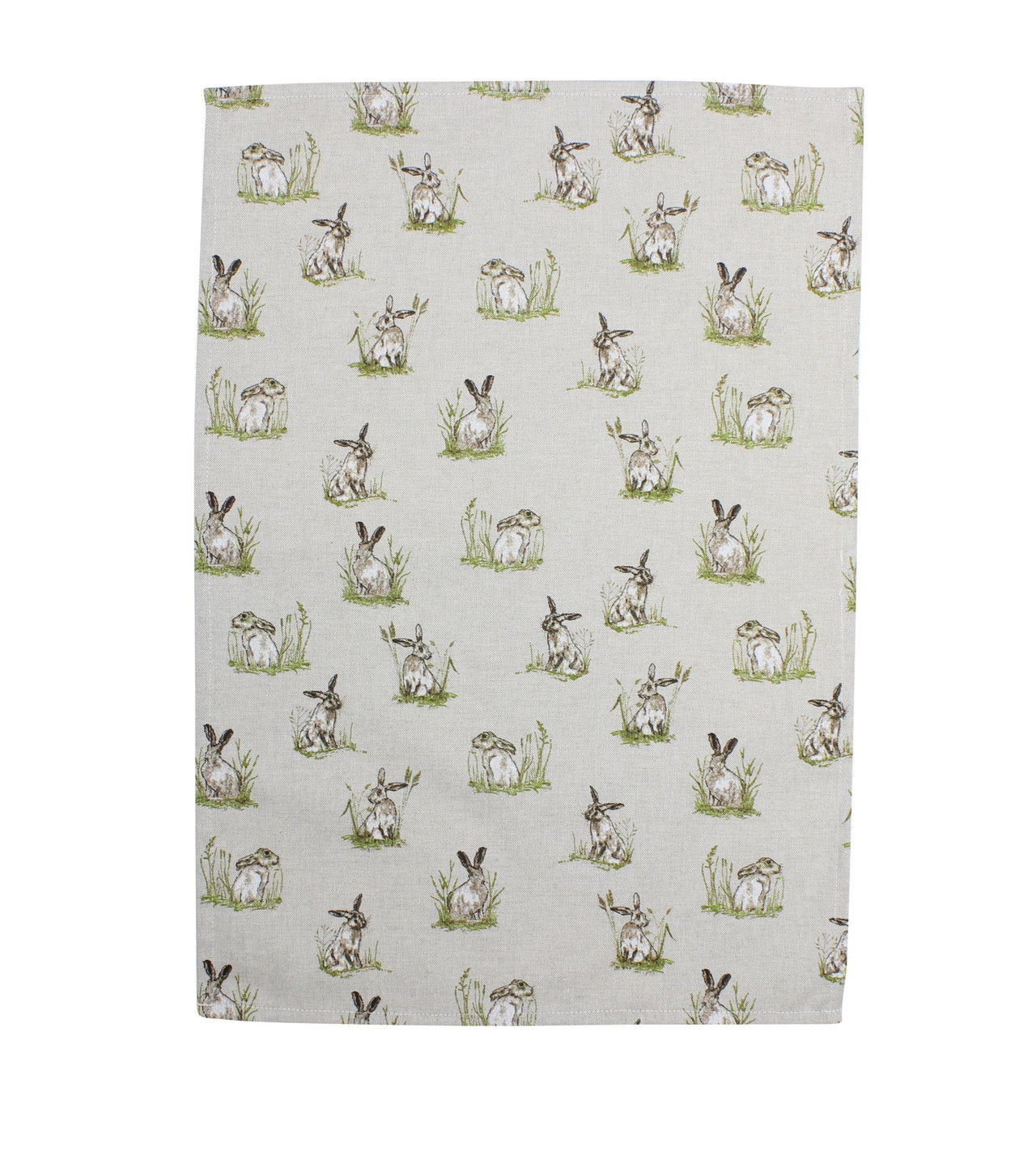 Country Hare Tea Towel