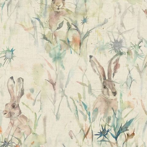 Jack Rabbit Linen Roman Blind