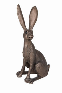 Thumbnail for Jaz Sitting Hare Frith Bronze Sculpture