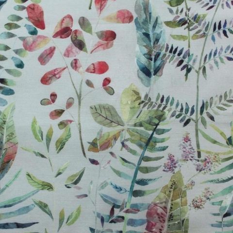 Kenton Pomegranate Silver Curtains