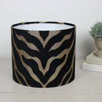 Thumbnail for Limpopo Bronze Zebra Drum Lampshade