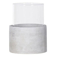 Thumbnail for Medium Glass and Cement Candleholder