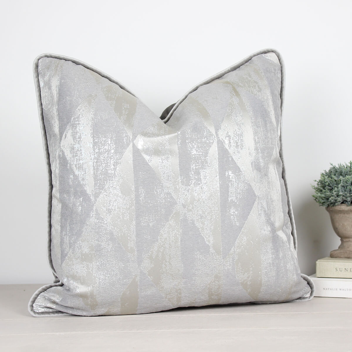Mystique Silver Cushion