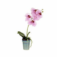 Thumbnail for Faux Pink Potted Orchid Phalaenopsis