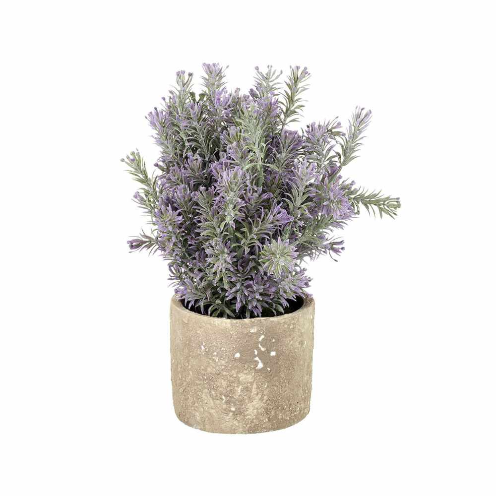 Faux Potted Heather Lilac