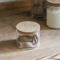 Thumbnail for Small Glass & Cork Provender Jar