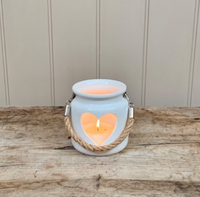 Thumbnail for White Heart Lantern Tealight Holder