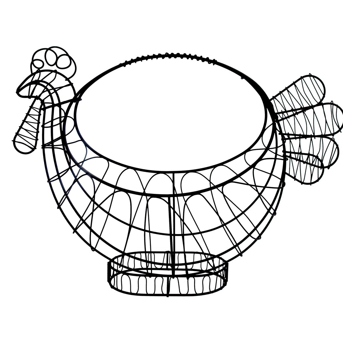 Rooster Wire Egg Basket