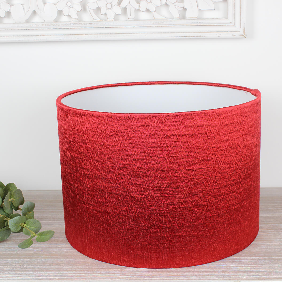 Alchemy Rosso Red Drum Lampshade