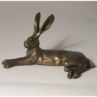 Thumbnail for Harvey Lying Hare Frith Bronze Sculpture