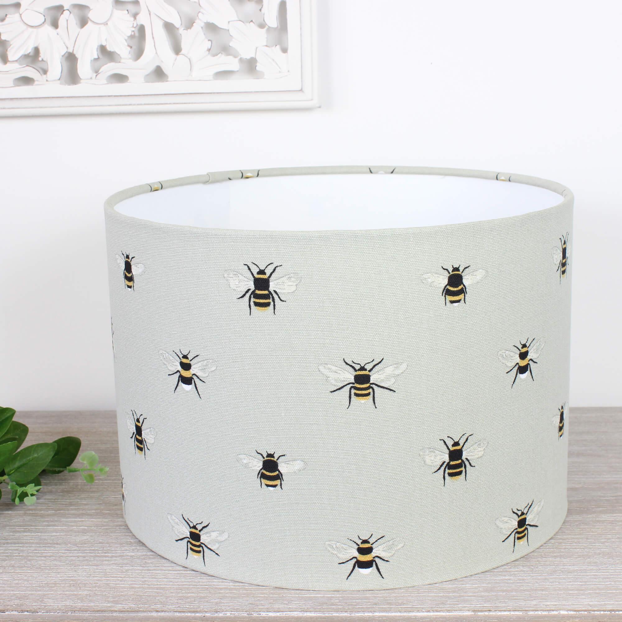 Bees by Sophie Allport Drum Lampshade Lampshades Harrison Cropper