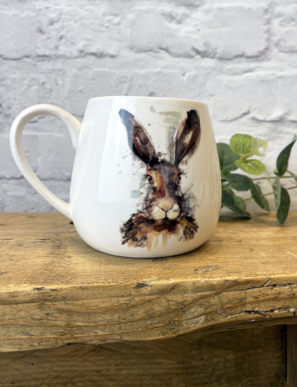 Hare Painted Mug