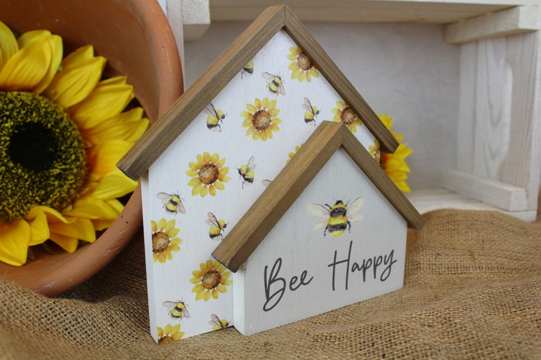 Sunflower Bee Plaque