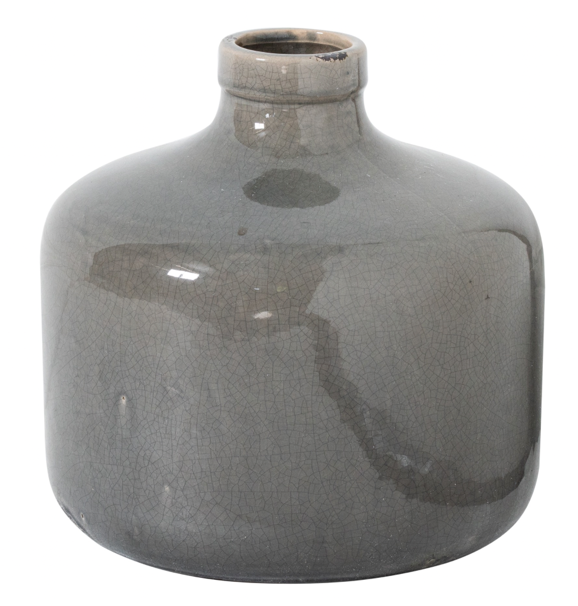 Garda Grey Glazed Chive Vase