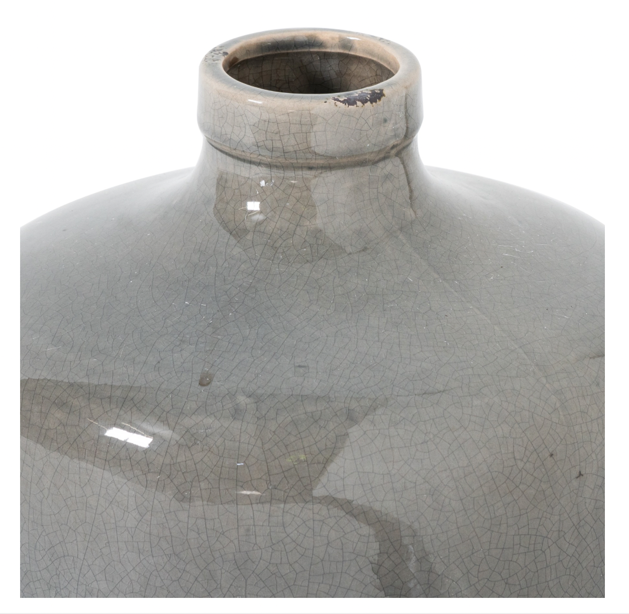 Garda Grey Glazed Chive Vase