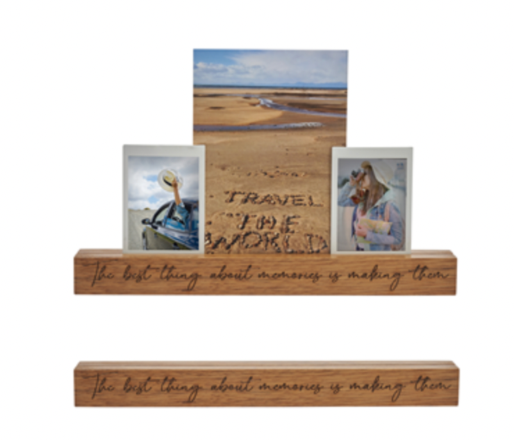 'The Best Thing About Memories...' Photo Holder Block