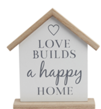 House Shaped Home Signs