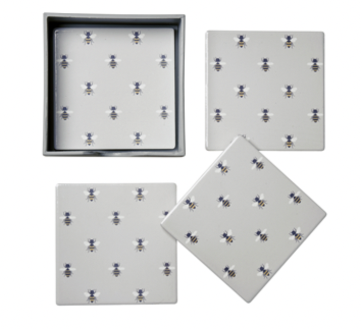 Set of 4 Bee Formation Coasters