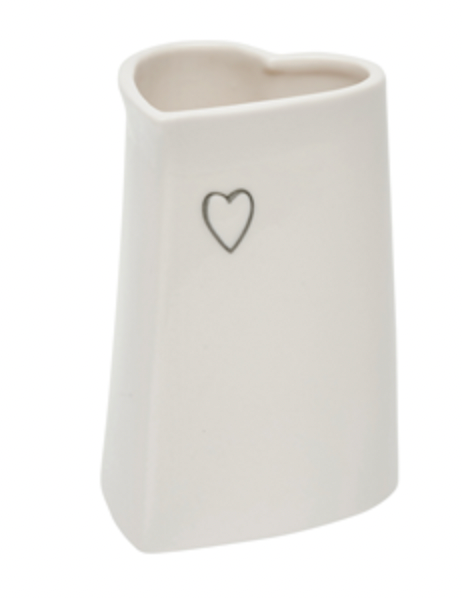 Evie Small Heart Vase