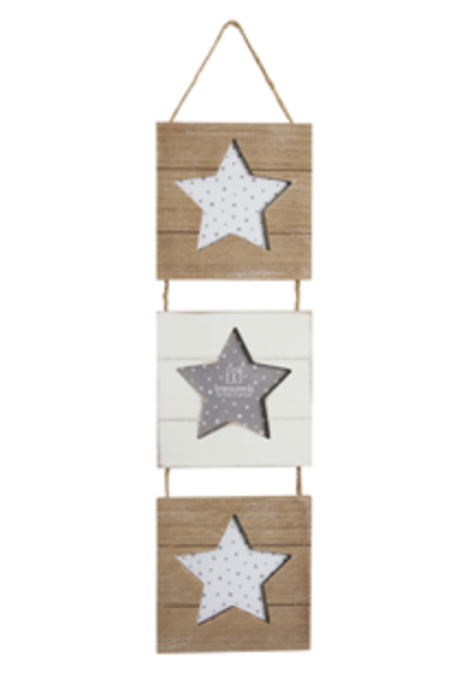 Triple Hanging Star Frame