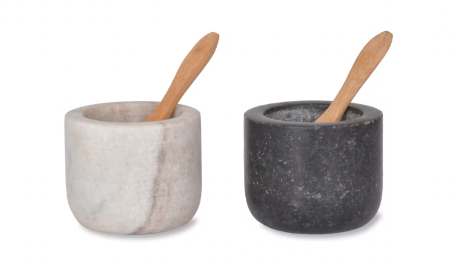 Marble and Granite Salt and Pepper Sets