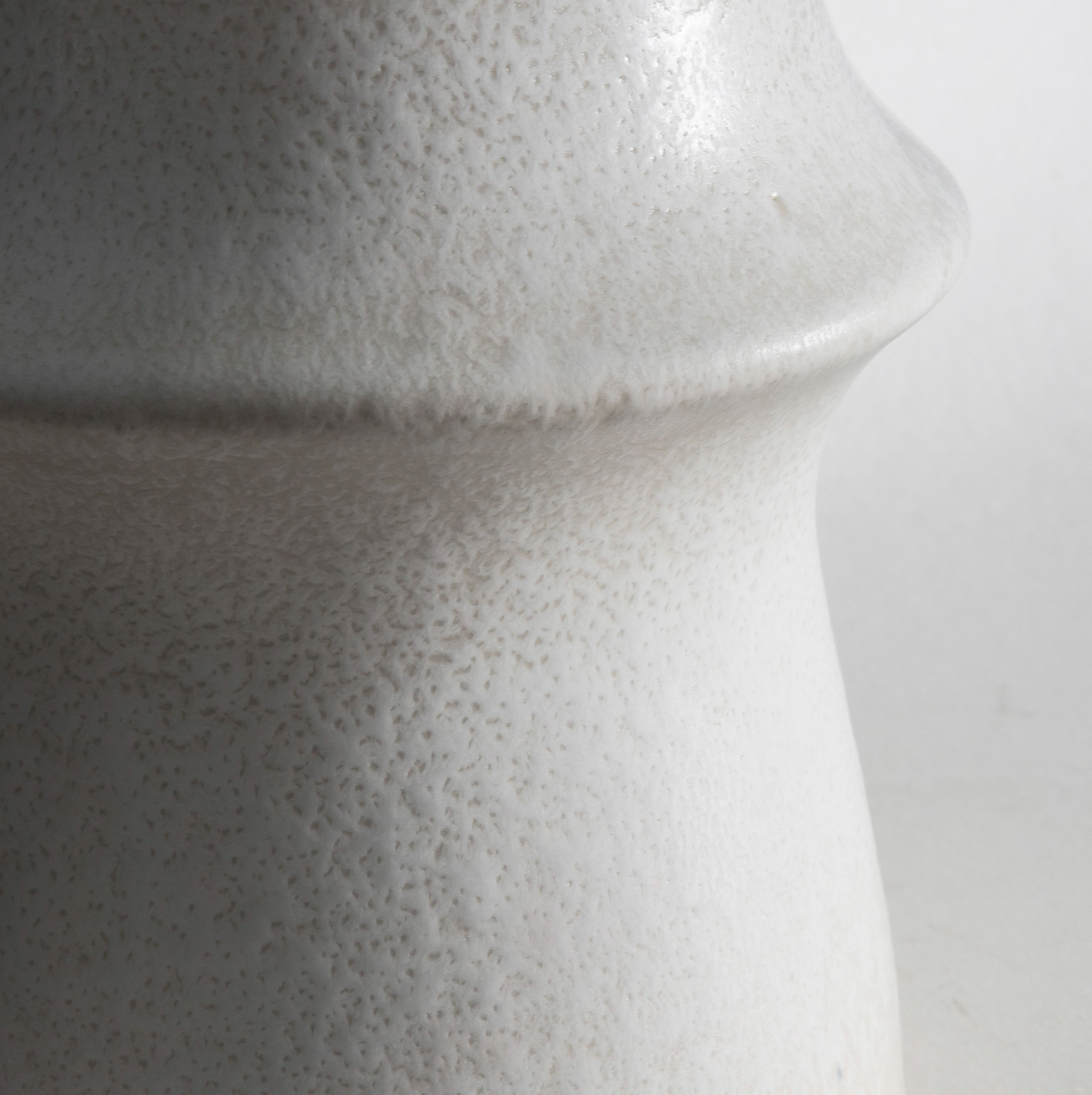 White Stoneware Nagano Vase
