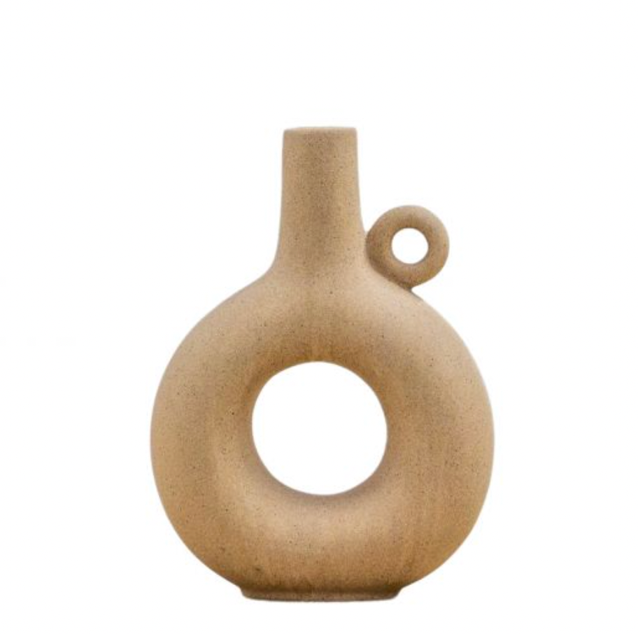 Ceramic Oatmeal Soren Vase