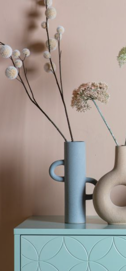 Stoneware Light Grey Sigga Vase - Large